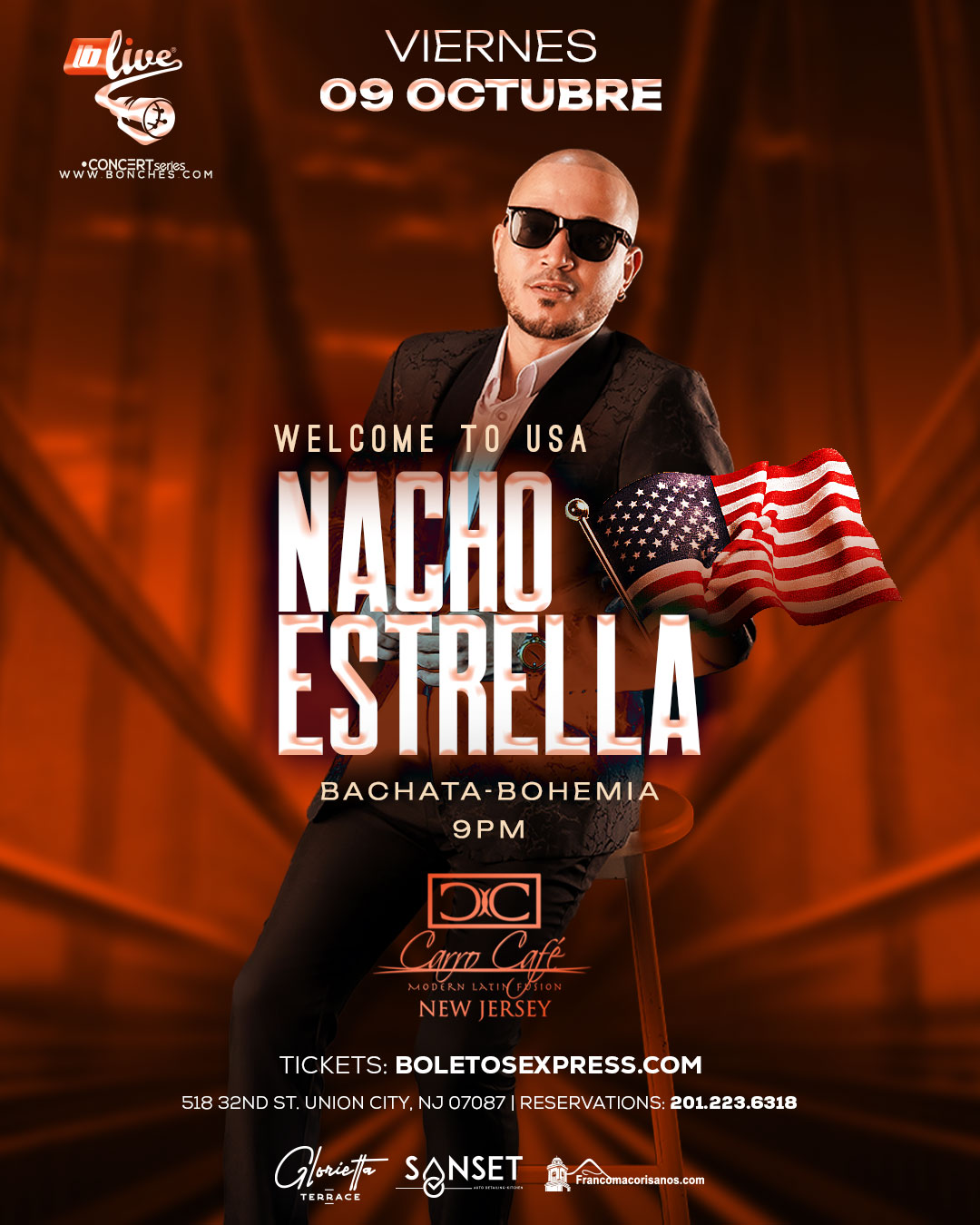 Nacho Estrella Bienvenida Oficial a USA